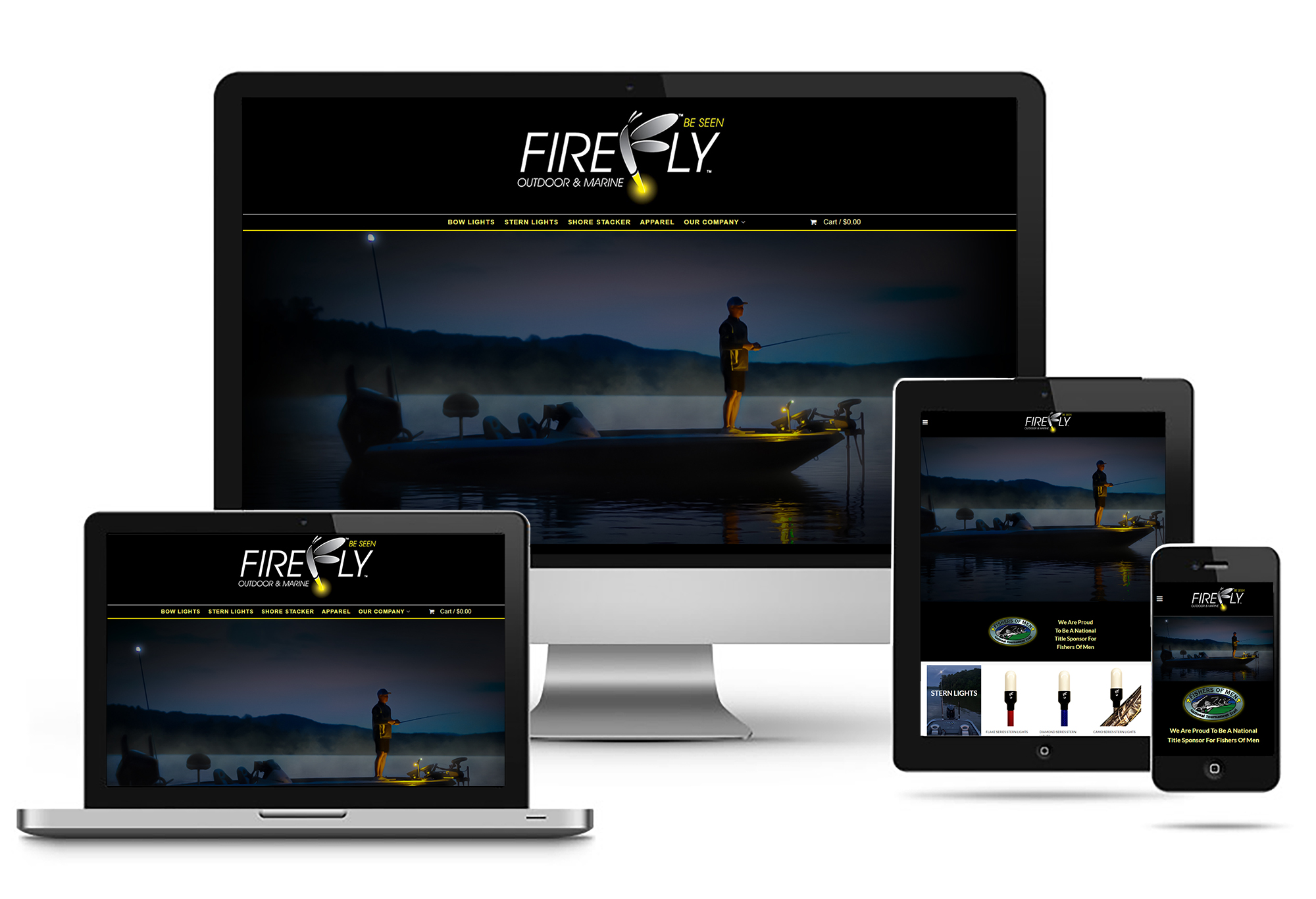 Home page portfolio Fire Fly